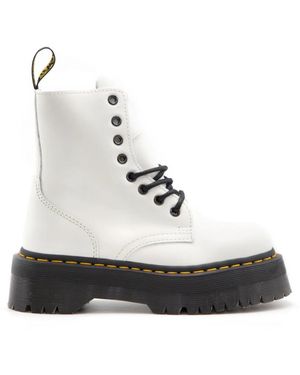 Dr. Martens Lace-Up Boots - Blanco