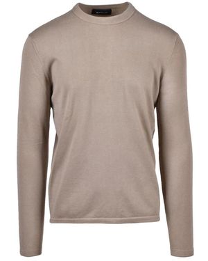 Replay Round-Neck Knitwear - Brown