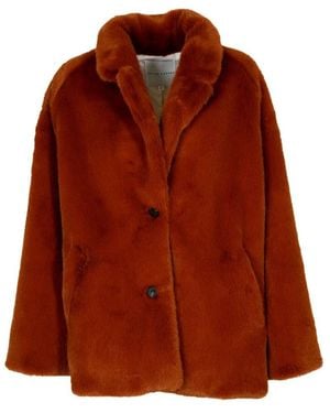 SKILLS & GENES Faux Fur & Shearling Jackets - Marron