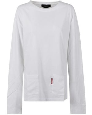 DSquared² Weiße T-Shirts Und Polos