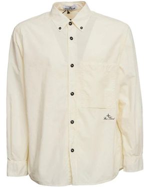 Stone Island Casual Shirts - White