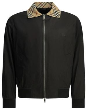 Burberry Bomber Jackets - Negro