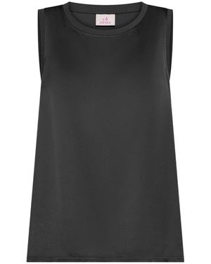 Deha Sleeveless Tops - Black