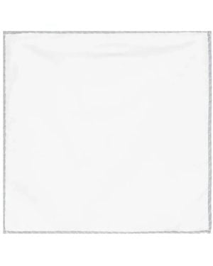 Eleventy Pocket Scarves - Bianco