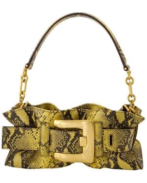Balmain Mini Anthem Schultertasche - Mettallic