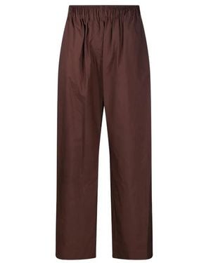 Thelatest Wide Trousers - Brown