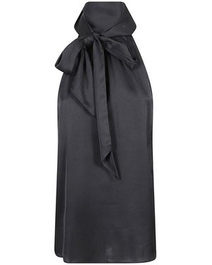 Silk95five Blusen - Schwarz
