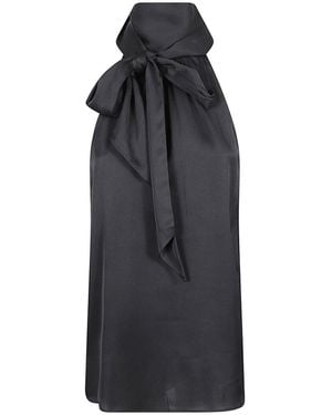 Silk95five Sleeveless Tops - Black