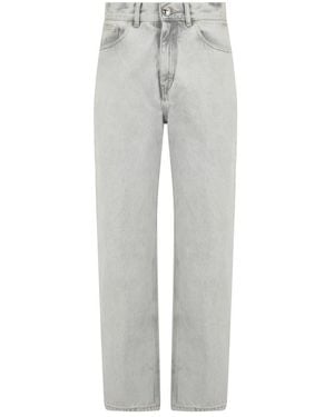 Moorer Straight Fit Jeans - Grey