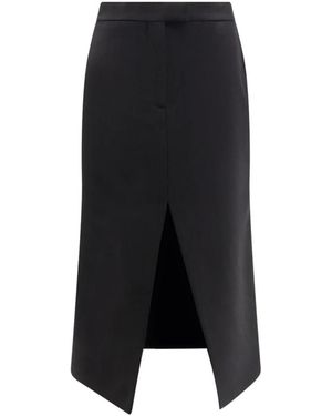 McQueen Midi Skirts - Negro
