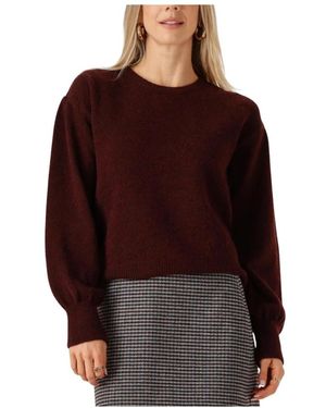 Modström Round-Neck Strickwaren - Rot