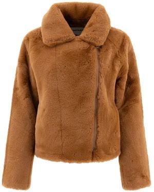 Apparis Faux Fur & Shearling Jackets - Marron