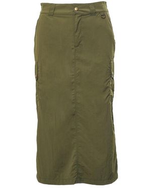 Barbour Penshaw Cargo Midi Rok - Groen