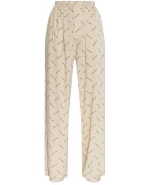 Balenciaga Straight Pants - Natural
