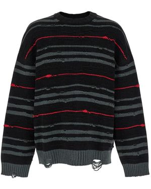 Juun.J Round-Neck Knitwear - Zwart