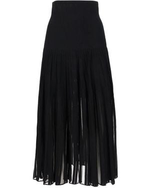 Alaïa Midi Skirts - Black
