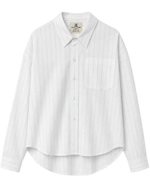 Denimist Bailey Cropped Shirt - Weiß