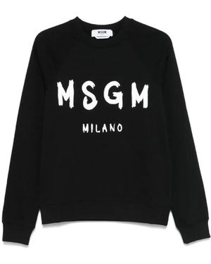 MSGM Sweatshirts - Black