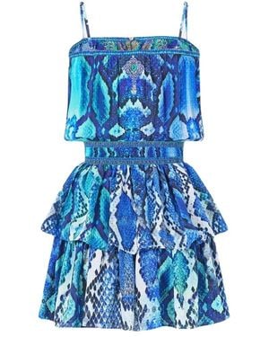 CAMILLA Short Dresses - Azul