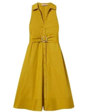 Twinset Shirt Dresses - Yellow