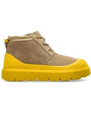 UGG Lace-Up Boots - Geel