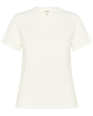 Soaked In Luxury Crew-Neck Tee Broken - Wit