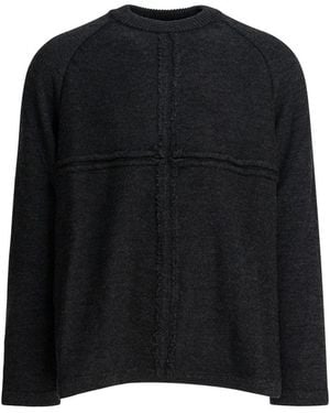 Comme des Garçons Pullover Mit Distressed Nähten - Schwarz