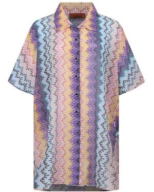 Missoni Shirt Dresses - Blue