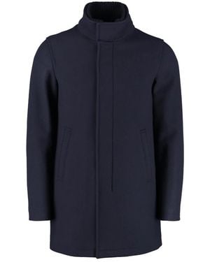 Herno Single-Breasted Coats - Azul