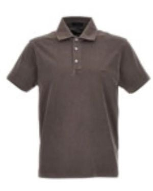 Fay Polo Shirts - Brown