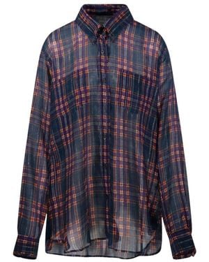 Dries Van Noten 02060 Cheers 4272 Shirt - Blau