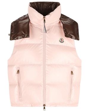 Moncler Jassen ,Roze ,Niverolle Korte Donsjas