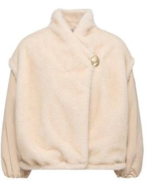Moncler Faux Fur & Shearling Jackets - Neutre