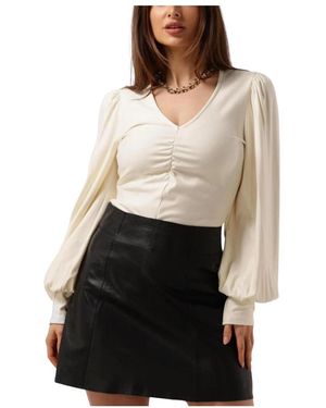 Gestuz Rifagz V-Hals Blouse - Zwart