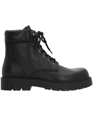 Bottega Veneta Lace-Up Boots - Black