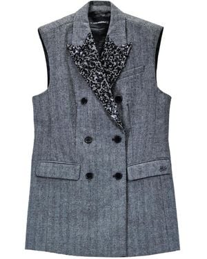 KARL LAGERFELD Vests - Blue