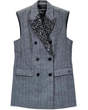 KARL LAGERFELD Vests - Blue