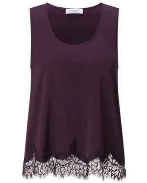 Rich & Royal Sleeveless Tops - Purple