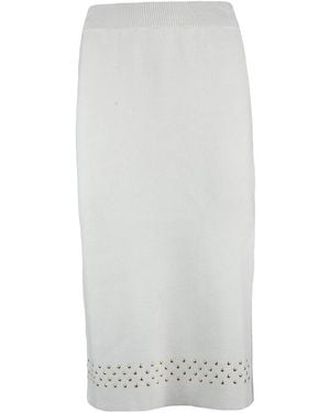 SIMONA CORSELLINI Midi Skirts - Blanco