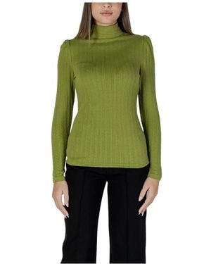 B.Young Top De Punto De Canalé Verde, Mujer, Talla
