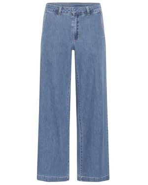 My Essential Wardrobe Wide Jeans - Bleu
