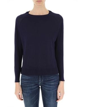 Aspesi Round-Neck Knitwear - Bleu