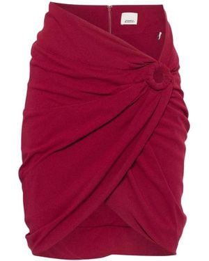 Isabel Marant Rokken ,Rood ,Polyester Sabrina Rok