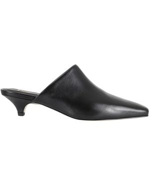 Giampaolo Viozzi Heeled Mules - Black