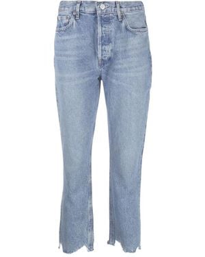Agolde Cropped Jeans - Blue