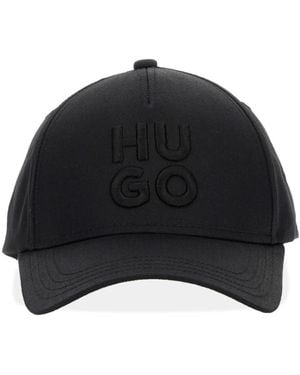 HUGO Jude Stacked Cap - Schwarz