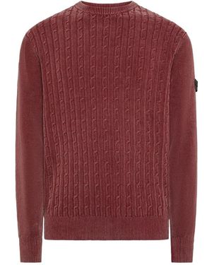 Peuterey Round-Neck Knitwear - Rosso