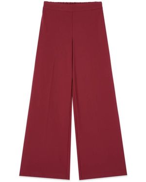Oltre Wide Trousers - Rojo