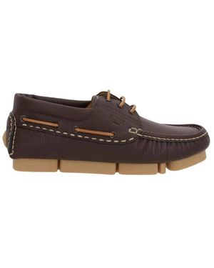 Fendi Boat Shoes - Brown