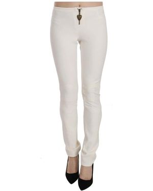 Just Cavalli Slim-Fit Trousers - White